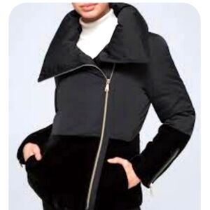 WHBM VELVET PUFFER  JACKET
